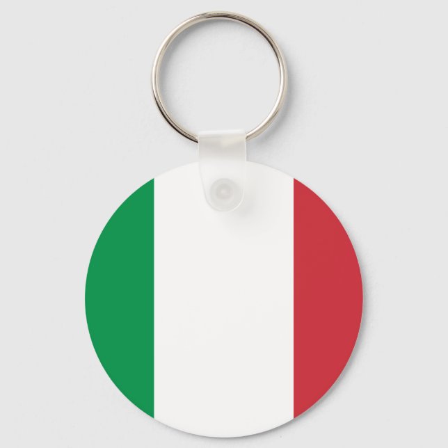 Flag of Italy Keychain (Front)