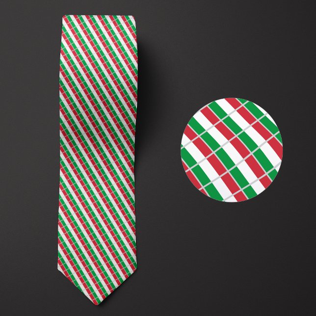 Flag of Italy Pattern Tie (Creator Uploaded)