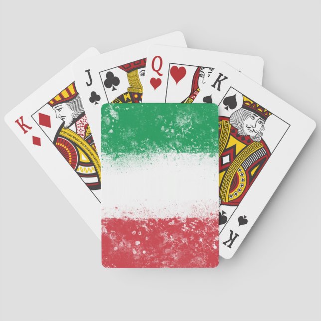 Flag of Italy Playing Cards (Back)