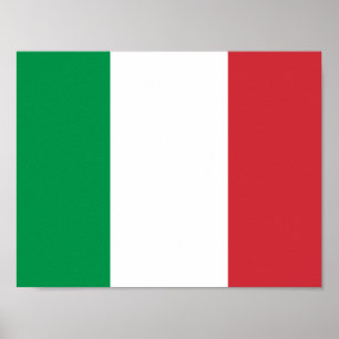 Flag of Italy Poster