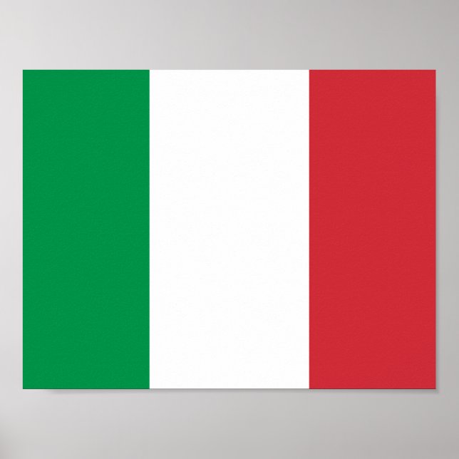 Flag of Italy Poster (Front)