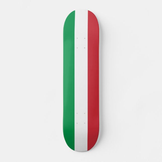Flag of Italy Skateboard Deck (Front)