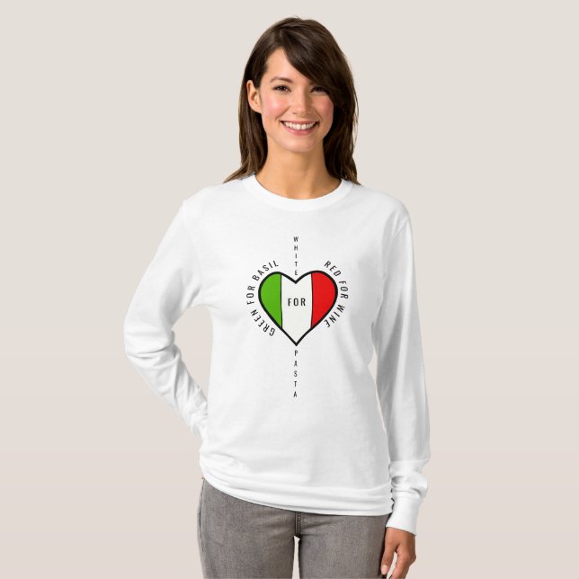 Flag of Italy T-Shirt (Front Full)