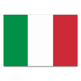Flag of Italy Table Number