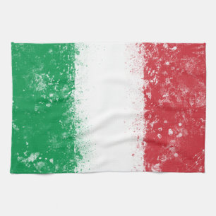 Flag of Italy Tea Towel