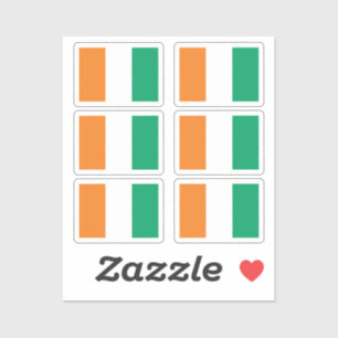 Flag of Ivory Coast Collection pack of 6