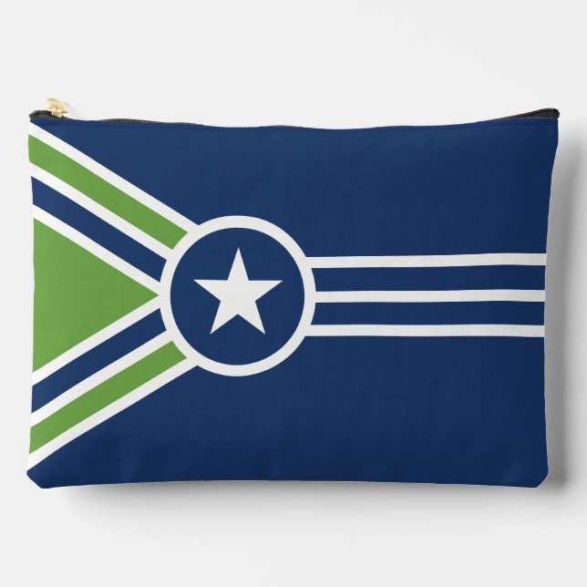Flag of Jackson, Tennessee Accessory Pouch (Front)