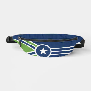 Flag of Jackson, Tennessee Bum Bags