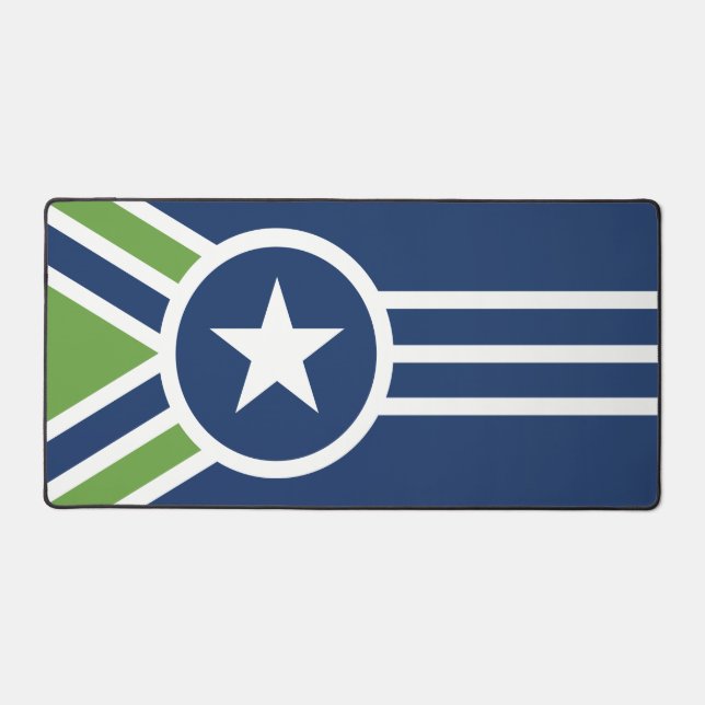 Flag of Jackson, Tennessee Desk Mat (Front)