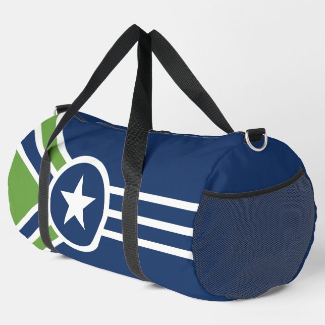 Flag of Jackson, Tennessee Duffle Bag (Right Corner)