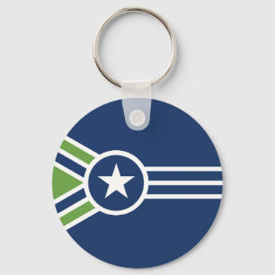 Flag of Jackson, Tennessee Key Ring