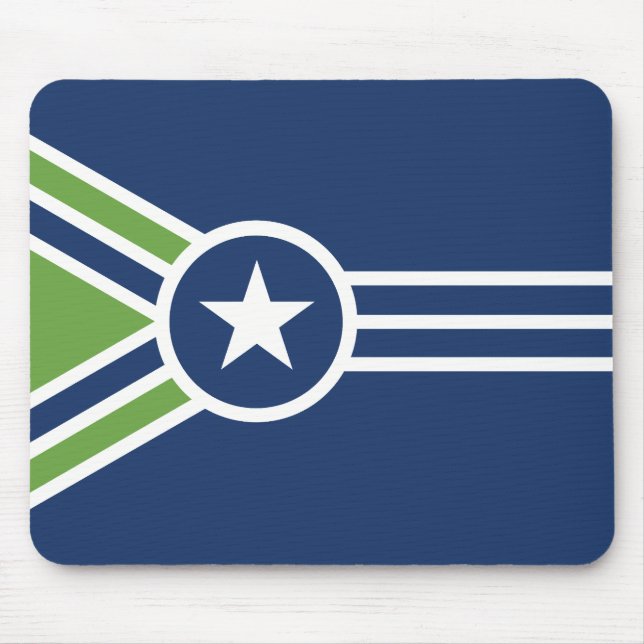 Flag of Jackson, Tennessee Mouse Pad (Front)