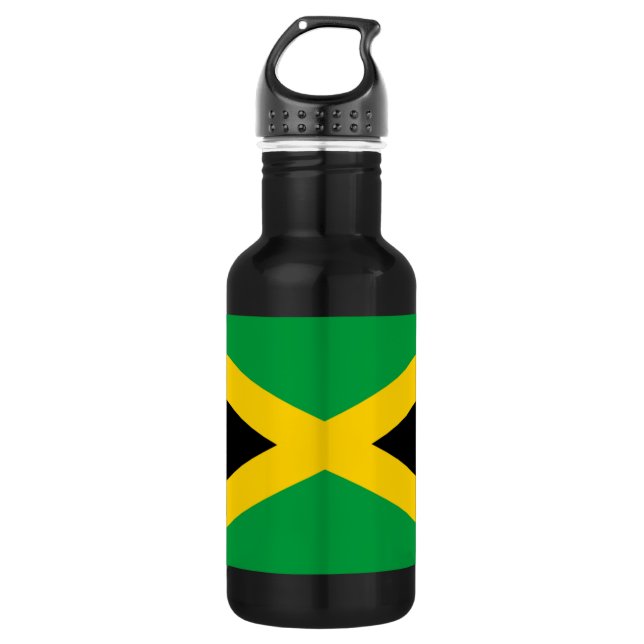 Flag of Jamaica 532 Ml Water Bottle (Front)