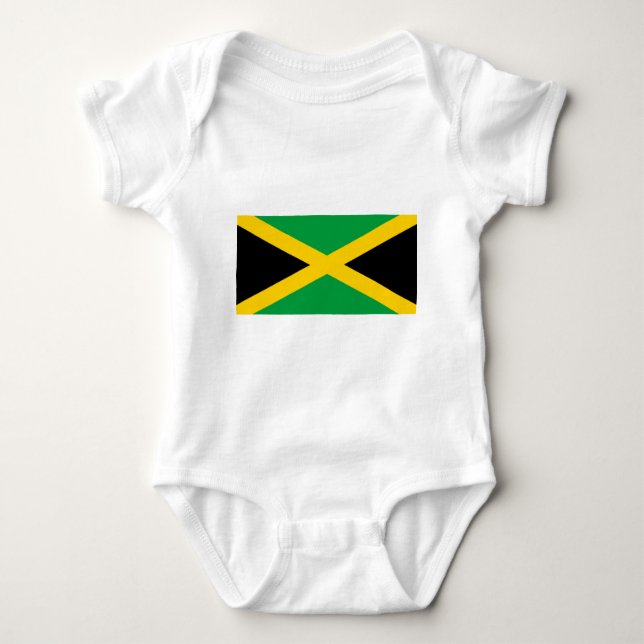 Flag of Jamaica Baby Bodysuit (Front)