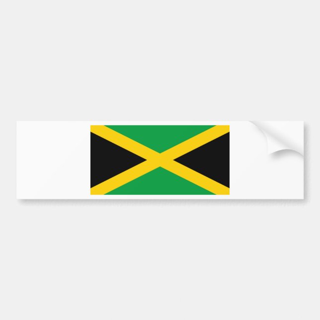 Flag of Jamaica Bumper Sticker (Front)