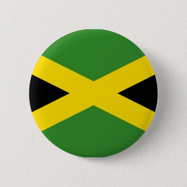 Flag of Jamaica Button (Front)