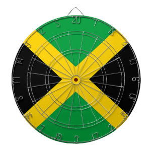 Flag of Jamaica Dartboard