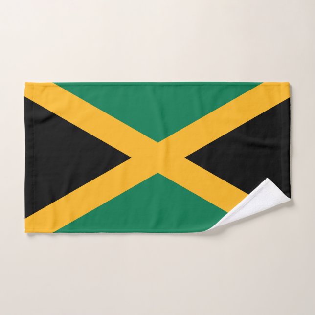 Flag of Jamaica Hand Towel (Hand Towel)