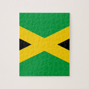 Flag of Jamaica Jigsaw Puzzle