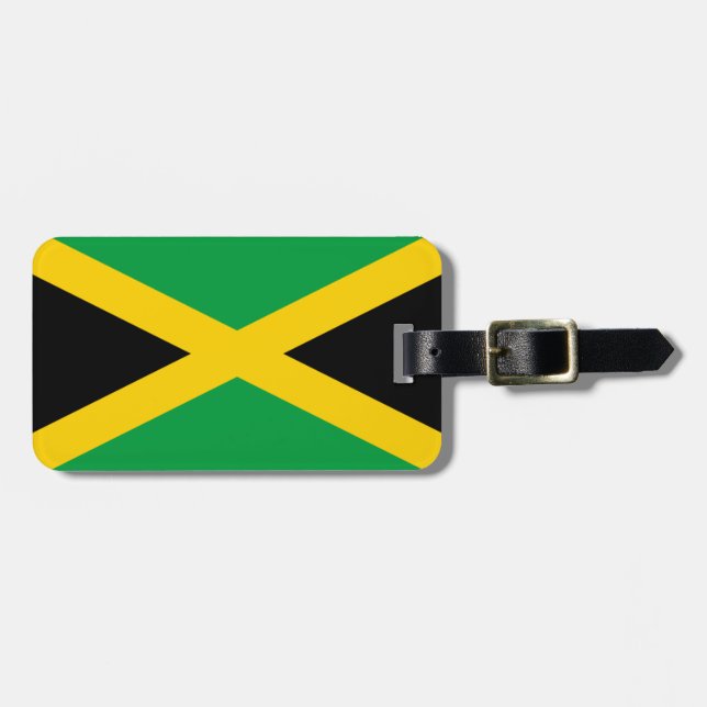 Flag of Jamaica Luggage Tag (Front Horizontal)
