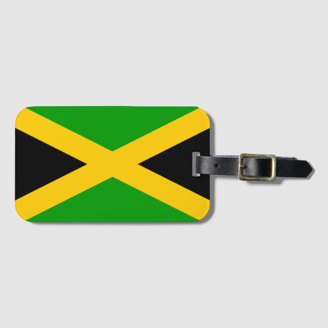 Flag of Jamaica Luggage Tag (Front Horizontal)