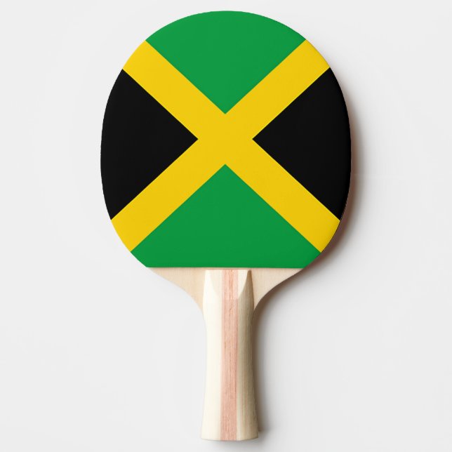 Flag of Jamaica Ping Pong Paddle (Front)