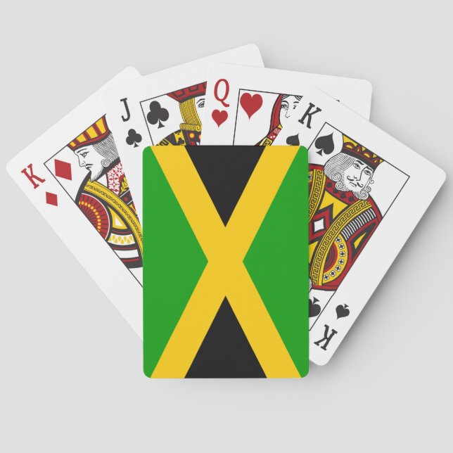 Flag of Jamaica Playing Cards (Back)