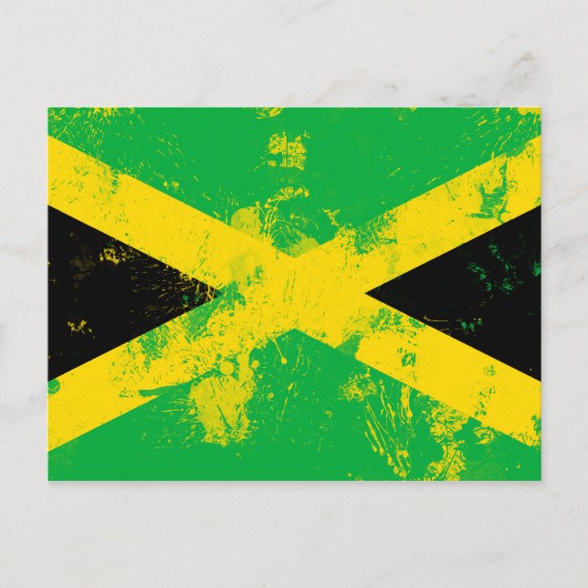 Flag of Jamaica Postcard (Front)