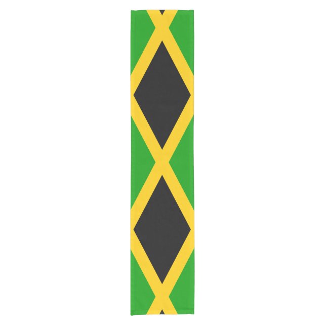 Flag of Jamaica Short Table Runner (Front)
