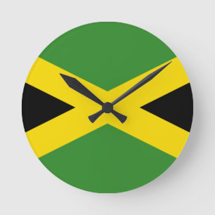 Flag of Jamaica Wall Clock