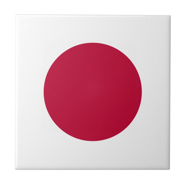 Flag of Japan - 日章旗 - 日の丸 - 日本の国旗 Tile (Front)