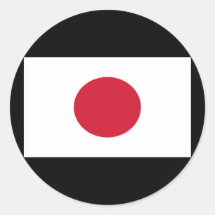Flag of Japan Classic Round Sticker