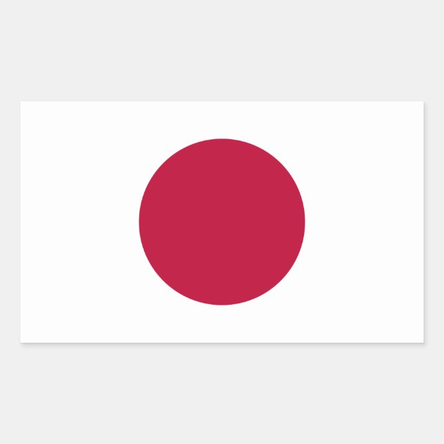 Flag of Japan Decal Sticker (Front)