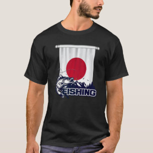 Flag Of Japan  Fishing In Japan T-Shirt