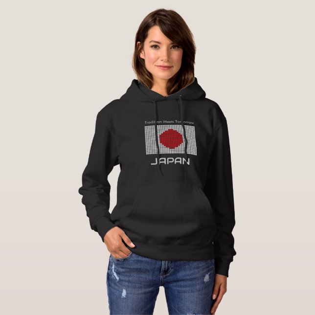 Flag of Japan Hoodie (Front Full)