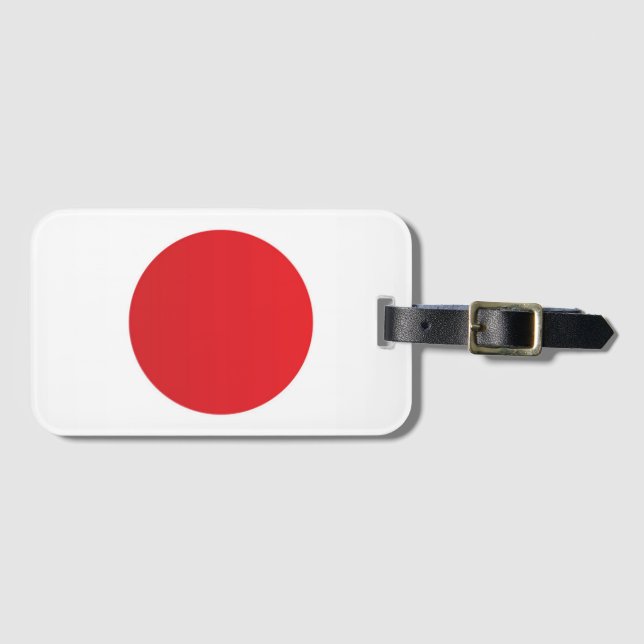Flag of Japan Luggage Tag (Front Horizontal)
