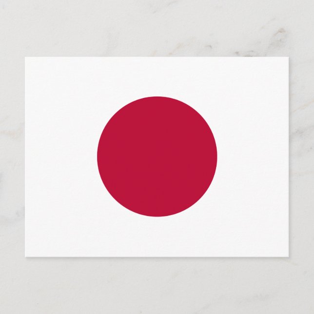 Flag of Japan Postcard (Front)