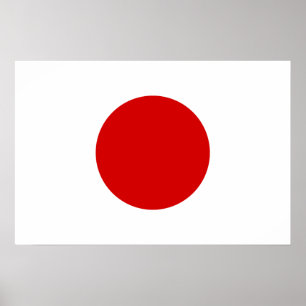 Flag of Japan Poster