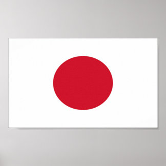 Flag of Japan Poster