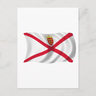 Flag of Jersey Postcard