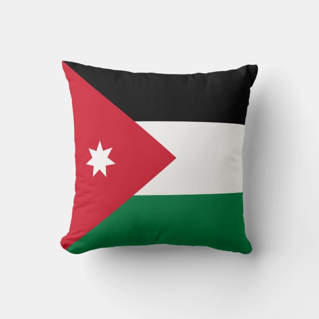Flag of Jordan Cushion (Front)