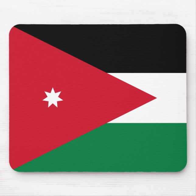 Flag of Jordan Mouse Pad (Front)
