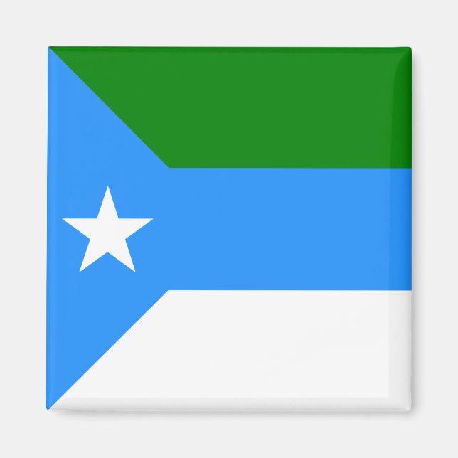 Flag of Jubaland, Somalia Magnet (Front)