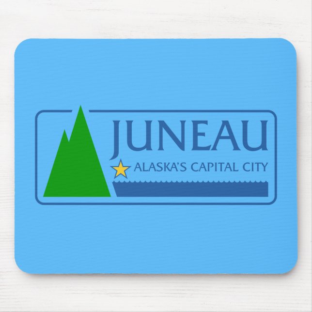 Flag of Juneau, Alaska Mouse Pad (Front)