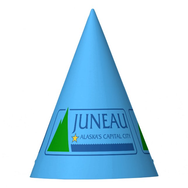 Flag of Juneau, Alaska Party Hat (Front)