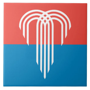 Flag of Kansas City (Missouri) Ceramic Tile