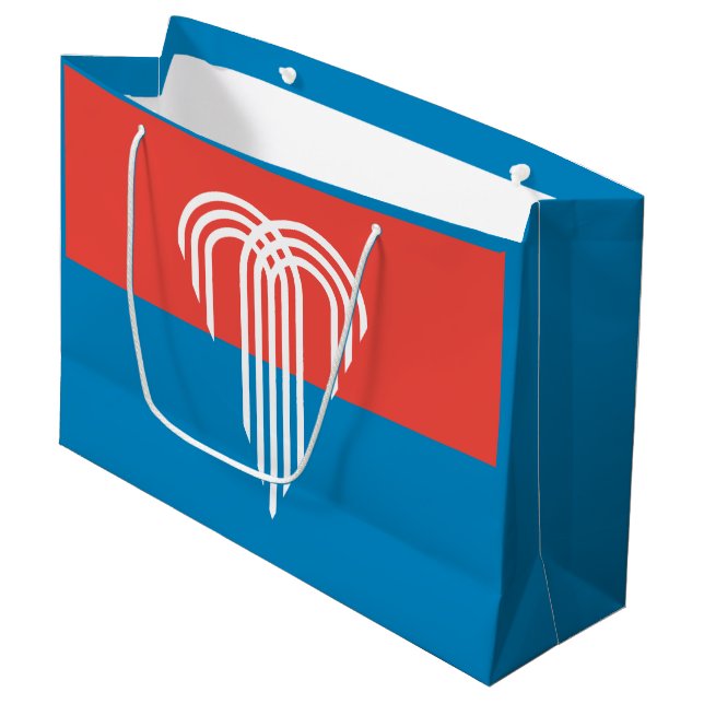 Flag of Kansas City (Missouri) Large Gift Bag (Front Angled)