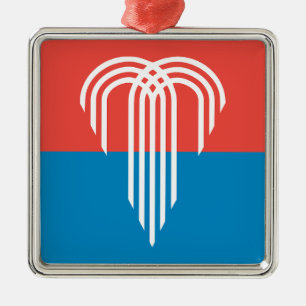 Flag of Kansas City (Missouri) Metal Ornament