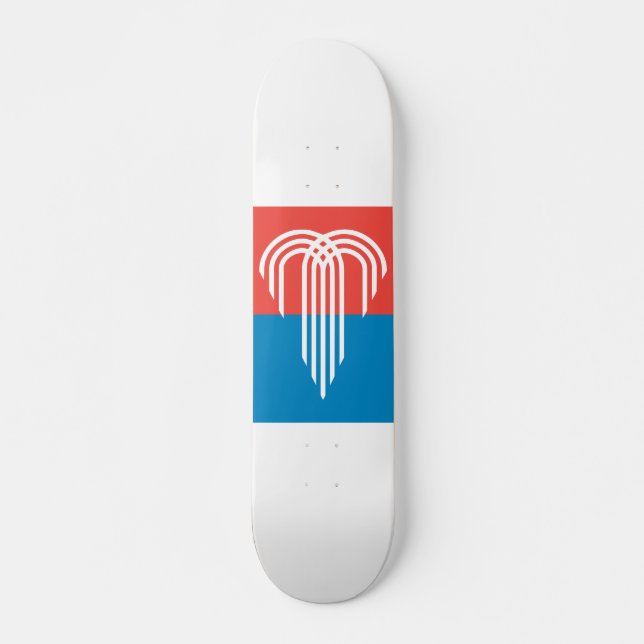 Flag of Kansas City, Missouri Skateboard (Front)