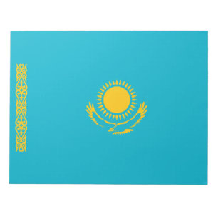 Flag of Kazakhstan Notepad